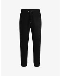BOSS - Drawstring-Waist Slim-Fit Tapered-Leg Cotton-Jersey Jogging Bottoms - Lyst