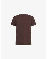 Rick Owens - Short Level Crewneck Cotton T-Shirt - Lyst