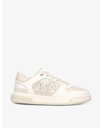 Amiri - Classic Logo-embellished Leather Low-top Trainers - Lyst