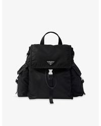 Prada - Re Nylon Explore Woven Backpack - Lyst