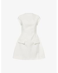 Odd Muse - The Ultimate Muse Cap-Sleeves Stretch-Woven Mini Dress - Lyst