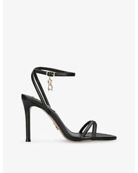 Steve Madden - Juniper 017 Satin Heeled Sandals - Lyst