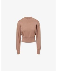 ADANOLA - Cinch-Hem Modal-Jersey Sweatshirt - Lyst