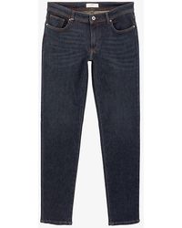 IKKS - Slim-fit Straight-leg Stretch-denim Jeans - Lyst