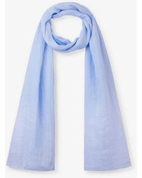 The White Company - Lightweight Linen-gauze Scarf - Lyst
