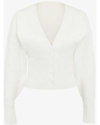 House Of Cb - Noor V-neck Knitted Cardigan - Lyst