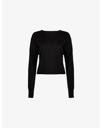 Sweaty Betty - After Class Cropped Stretch-Woven Sweatshirt - Lyst