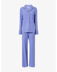 THE NAP CO - Stretch Long-Sleeve Modal-Jersey Pyjama Set - Lyst