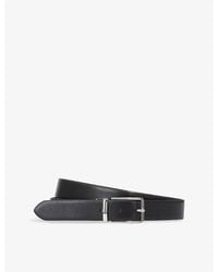 The Kooples - Logo-Engraved Buckle Leather Belt - Lyst