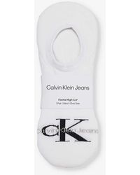 Calvin Klein - Classic High-footie Cotton-blend Knitted Socks - Lyst