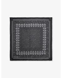 Zadig & Voltaire - Zadig & Voltaire X Kerry Skull And Floral Graphic-Print Modal Scarf - Lyst