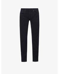 7 For All Mankind - Standard Luxe Performance Slim-Fit Straight-Leg Stretch-Denim Jeans - Lyst