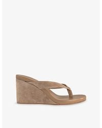 Tony Bianco - Avanti Suede Heeled Wedges - Lyst
