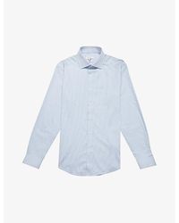 Reiss - Bengal Stripe Slim-fit Cotton Shirt - Lyst