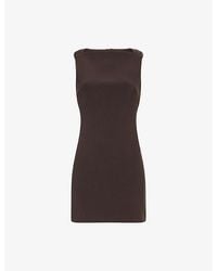 Bec & Bridge - Sylvie Sleeveless Stretch-Woven Mini Dress - Lyst