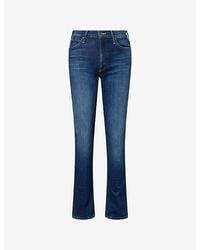 Mother - The Rascal Skimp Cotton-Blend Jeans - Lyst