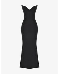 House Of Cb - Sabine Strapless Corset Stretch-Woven Maxi Dress - Lyst