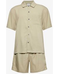 Calvin Klein - Short-sleeved Regular-fit Woven Pyjamas X - Lyst