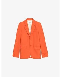Zadig & Voltaire - Vanille Single-Breasted Woven Blazer - Lyst