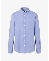 Hackett - Gingham Tailored-Fit Stretch-Cotton Shirt - Lyst