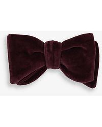 Reiss - Hike Self-Tie Velvet Bow Tie - Lyst