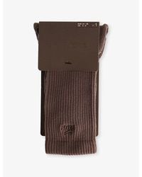 NikeSKIMS - Dri-Fit Pilates Grip Cotton-Blend Crew Socks - Lyst