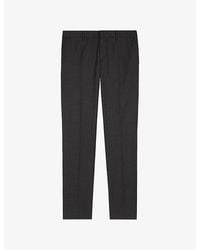 The Kooples - Slim-Fit Mid-Rise Wool Suit Trousers - Lyst