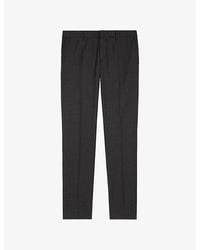 The Kooples - Slim-Fit Mid-Rise Wool Suit Trousers - Lyst