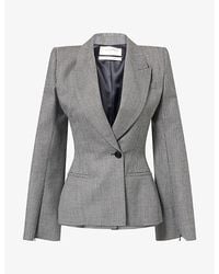 MATIERES FECALES - Madame Single-Breasted Wool Blazer - Lyst
