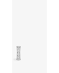 Boucheron - Quatre Radiant Edition 18ct White-gold And 0.14ct Round Diamond Single Clip-on Earring - Lyst