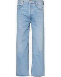 Agolde - Slunch baggy Wide-leg Mid-rise Recycled-denim Jeans - Lyst