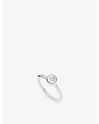 Missoma - Molten Soft Square Sterling-Plated Brass Ring - Lyst
