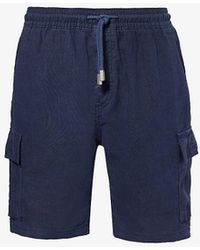 Vilebrequin - Baie Drawstring-waist Linen Shorts X - Lyst