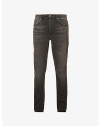 Nudie Jeans - Lean Dean Slim-Fit Mid-Rise Stretch-Denim Tapered Jeans - Lyst