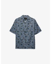 Prada - Printed Cotton Bowling Shirt - Lyst