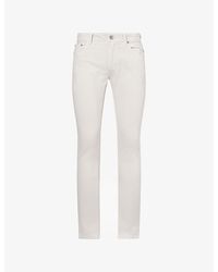 Corneliani - Regular-Fit Tapered-Leg Cotton Chino Trousers - Lyst