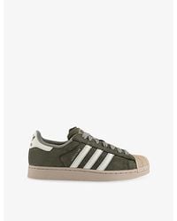 adidas - Superstar Ii Suede Trainers - Lyst