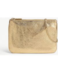 Sandro Metallic Addict Pouch Bag