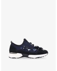 Carvela Kurt Geiger - Tempo Flower Mesh Trainers - Lyst