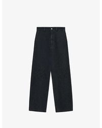 Loewe - Anagram Baggy Denim Jeans - Lyst