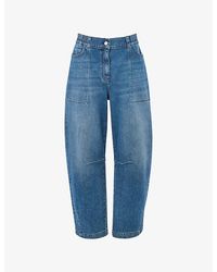 Whistles - Barrel Elasticated-Waist Stretch-Denim Jean - Lyst