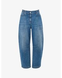 Whistles - Barrel Elasticated-Waist Stretch-Denim Jean - Lyst