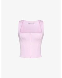 House Of Cb - The Balconette Woven Corset Top Xs (A-C Cup) - Lyst