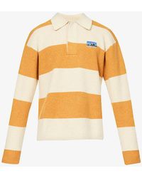 Patagonia - 50th Anniversary Striped Relaxed-fit Recycled-wool Blend Rugby Shirt X - Lyst