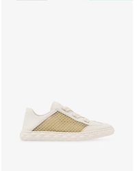 Jimmy Choo - Diamond Light Flex Leather Trainers - Lyst
