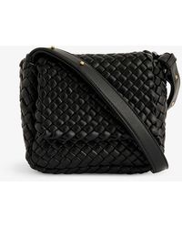 Bottega Veneta - Cobble Small Intrecciato Leather Shoulder Bag - Lyst