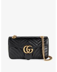 Gucci - Marmont Quilted Leather Shoulder Bag - Lyst