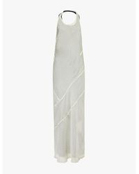 Sir. The Label - Strobe Halterneck Silk Maxi Dress - Lyst