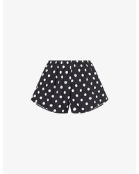 Hunza G - Polka Dot Printed Shorts - Lyst
