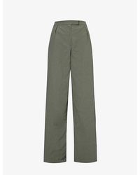 Conner Ives - Wide-leg Mid-rise Recycled-polyamide Trouser - Lyst